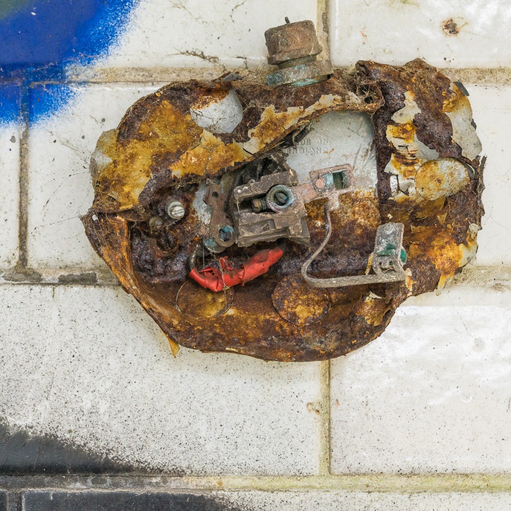 St Athan's Boys Village detail of derelict wiring installation