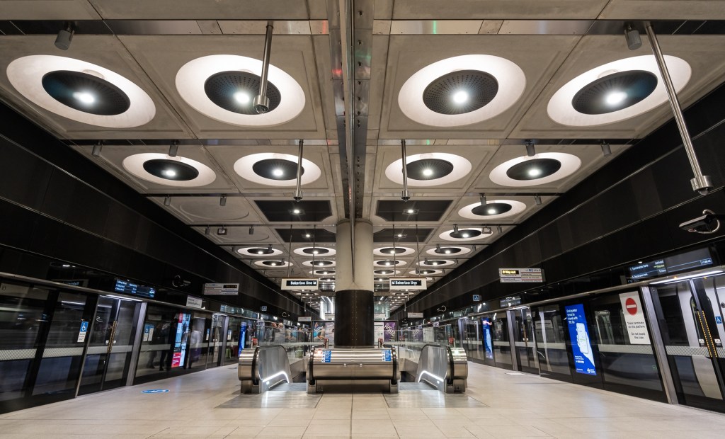 Elizabeth Line Paddington Station, platform level