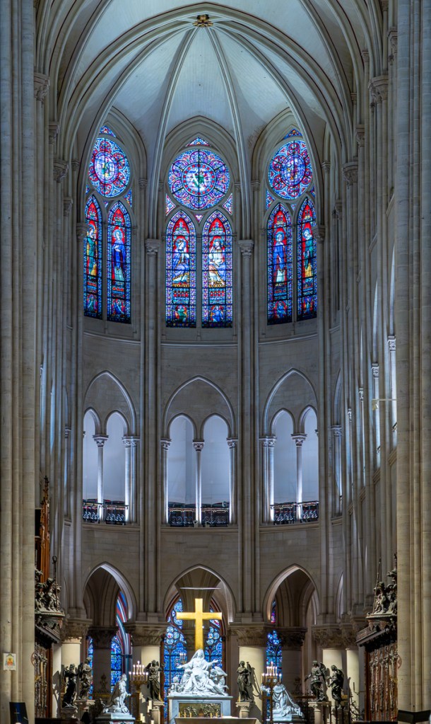 Cathedral of  Notre Dame Paris  interior