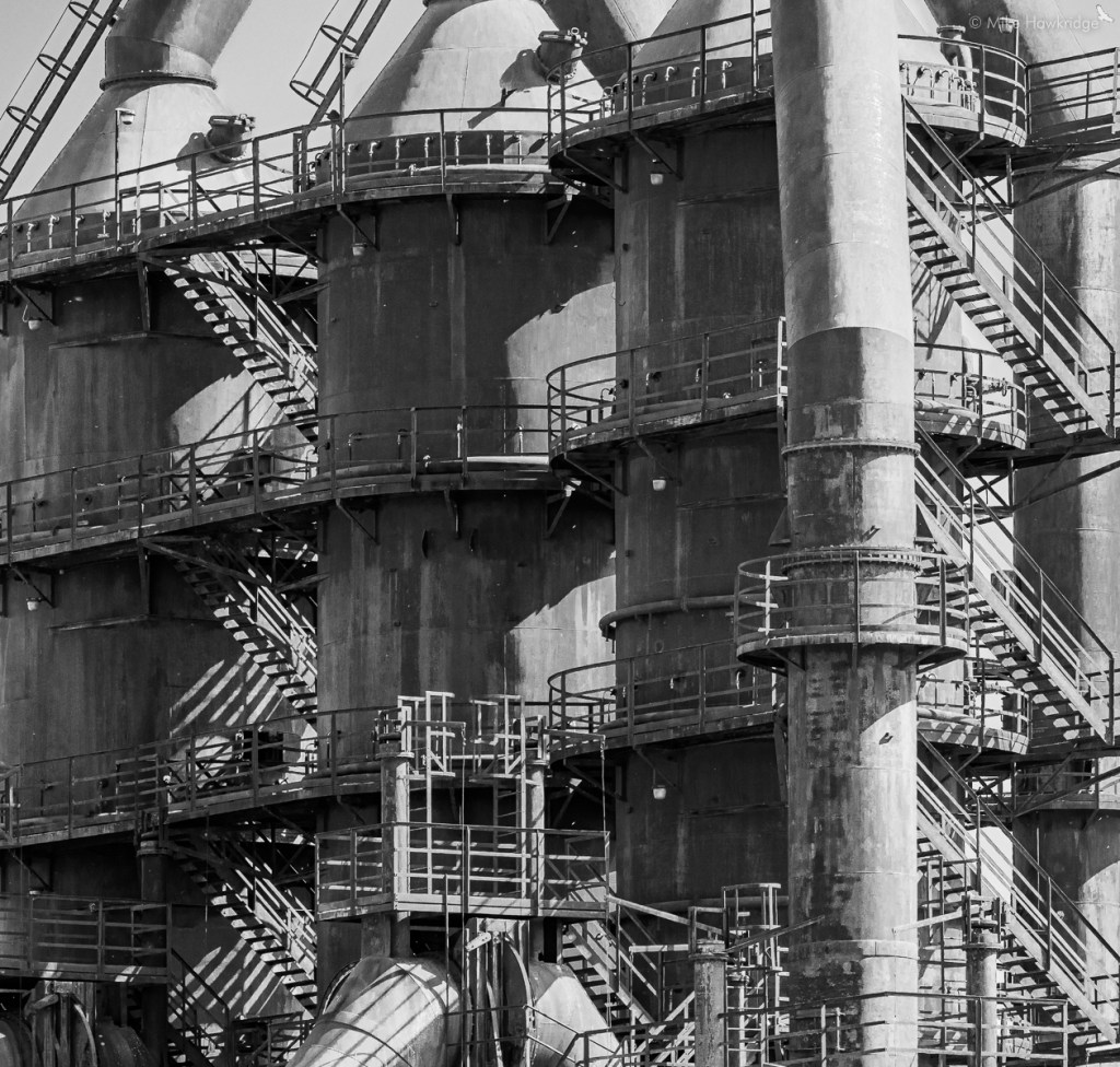 heritage derelict blast furnace
