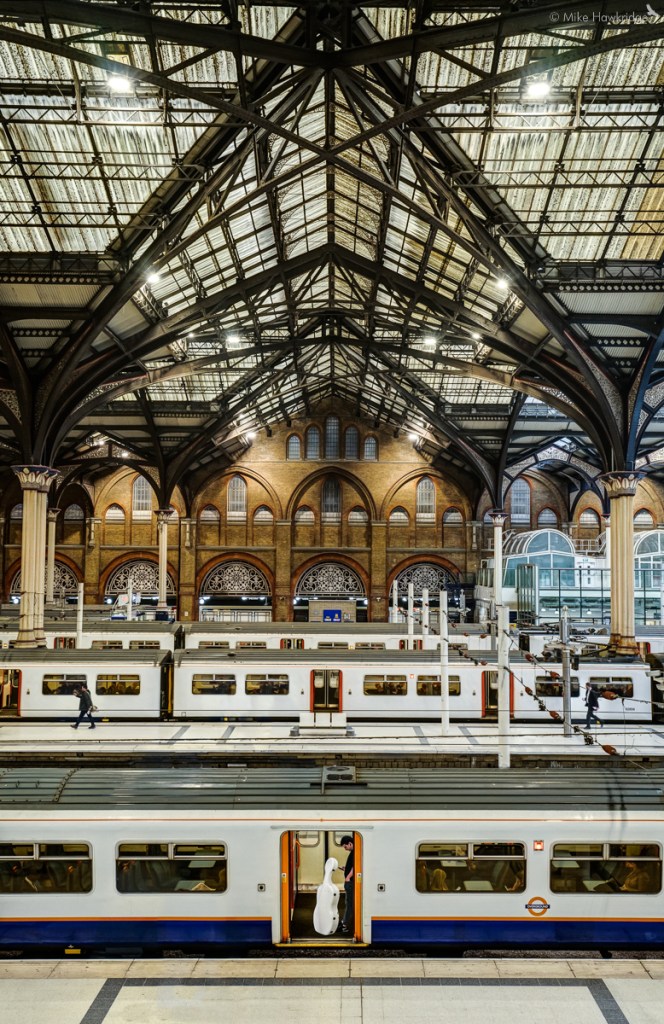 Man with a Double Bass - Liverpool Street