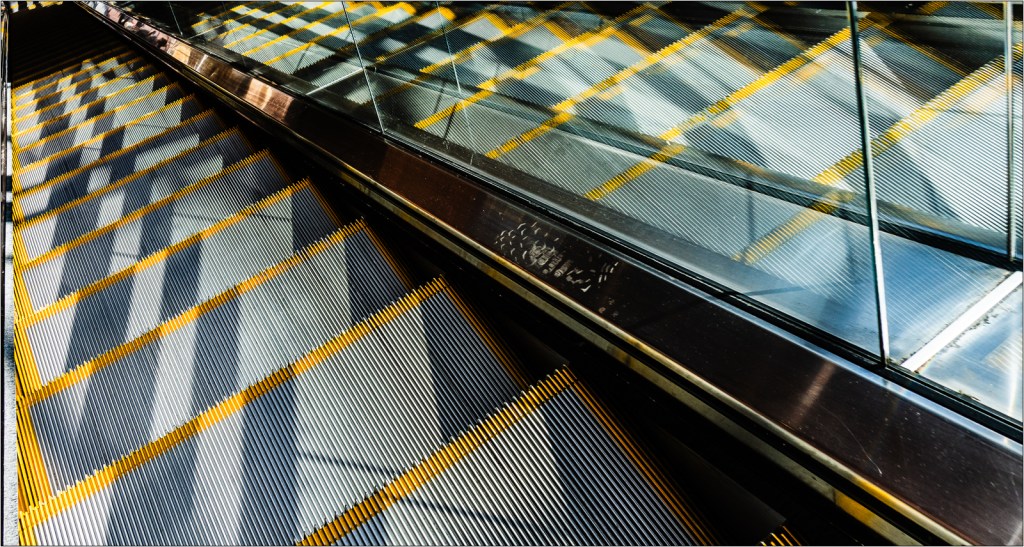 escalators in cabot circus bristol